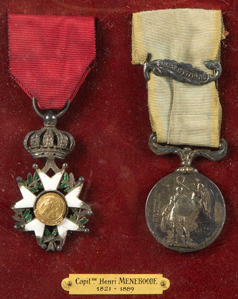 Médailles d'Henri MENEBOODE